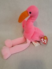 Ty Beanie Babies -  Pinky the Flamingo,  1995. Retired.