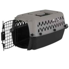 Vibrant Life Pet Kennel 19" X-Small Plastic Dog Crate Portable Carrier for Pets.