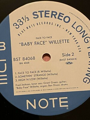 BABY FACE WILLETTE - Face To Face ~ BLUE NOTE 84068 {nm Japanese