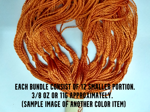 Vintage Mallard Floss Pure Silk Thread Boiling Dyes No7a Brown Pearsall's - Picture 4 of 6
