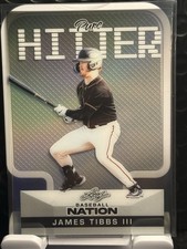 james tibbs iii 2025 Leaf Baseball Pure Hitter /15 