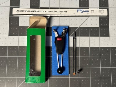Tech Graphic Leroy Adjustable Scriber + Mechanical Pencil + Lettering Guide