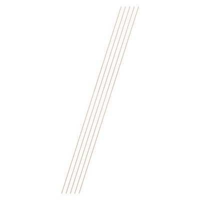 5-Pack Copper Round Rod 0.8mm x 300mm T2 Copper Stock