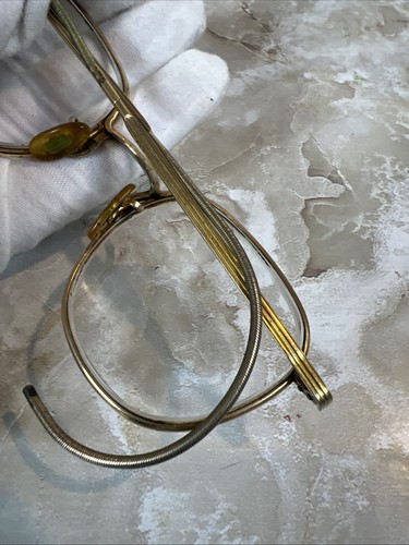 VTG American Optical 6 1/2 12K GF Gold Filled Eyeglasses FOR FRAMES ONLY - Picture 7 of 17