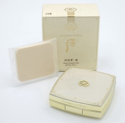 The history of Whoo Gongjinhyang Mi Velvet Powder Pact 12g SPF30/PA++ NO.23