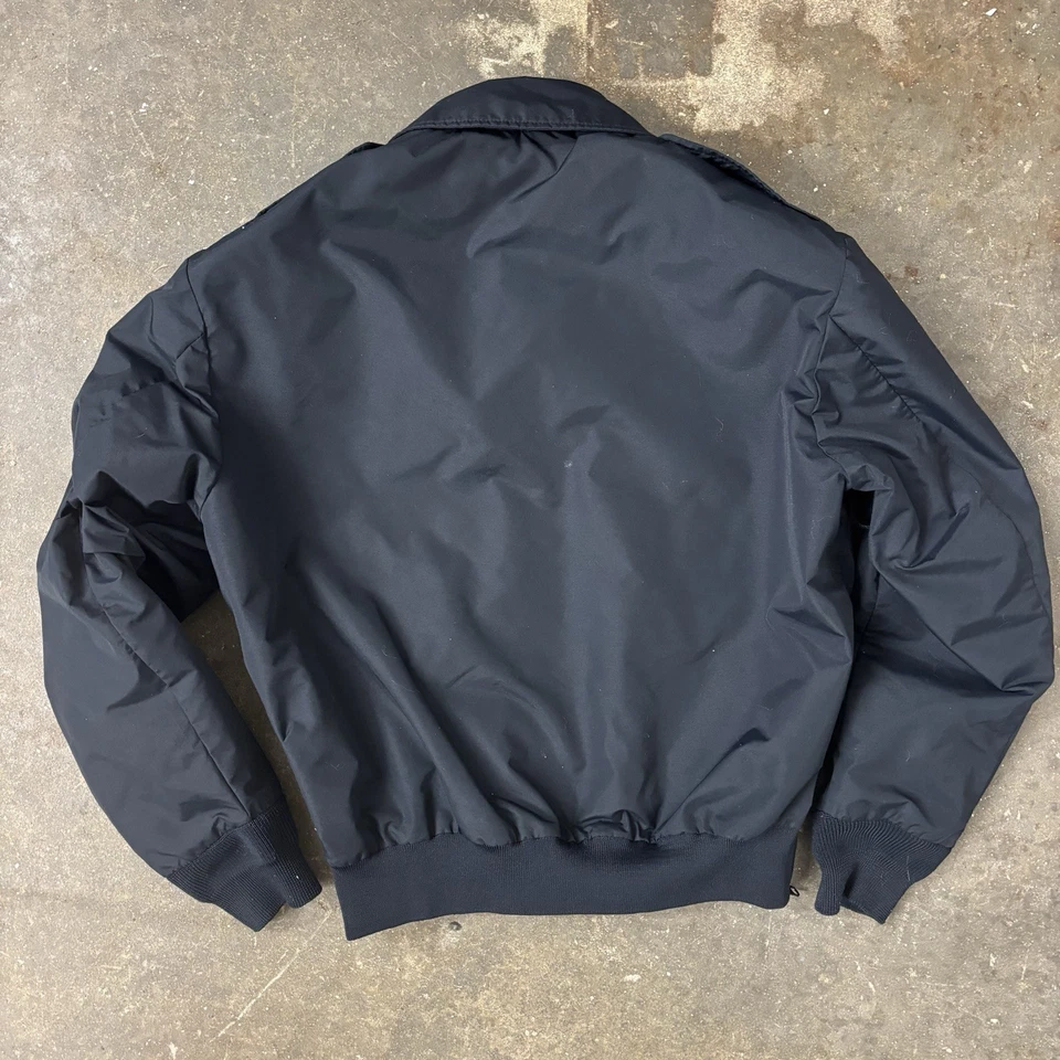 Vintage 90s Orange Reversible Bomber Jacket Gorpcore Utility Men’s Small Outdoor - Image 4 of 4