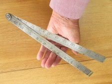 Vintage Hockley Abbey No 1667 12" Carpenters Steel Ruler