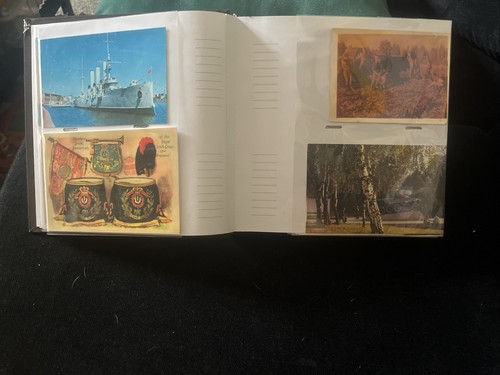 Vintage Postcard Album with 200 Postcards-Militaria,Art,Cinema,Animals,Greetings - Picture 2 of 23