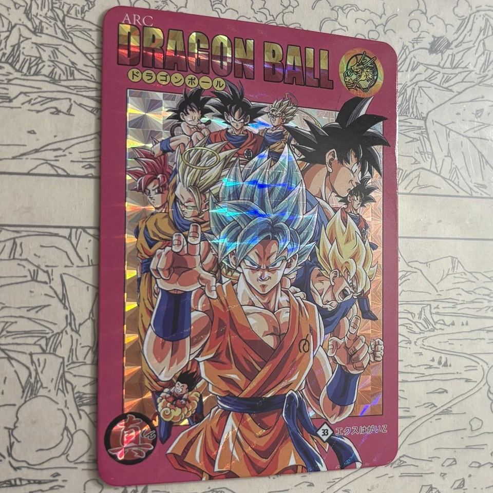 Dragon Ball Holo Prism Card All GOKU Baby Kid Super Saiyan Blue SS3 DBS DBZ 2018 - Image 4 of 4