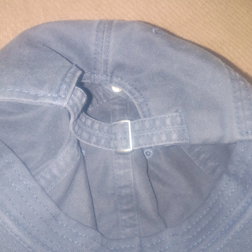 Abercrombie & Fitch Dark Blue Hat 92 Logo Vintage 90s, strap back, 1990 - Image 4 of 4