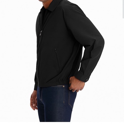 Giacca Golf Auburn London Fog Collection Uomo NUOVA - Nera - Large - Nuova con etichette - Foto 2 di 2