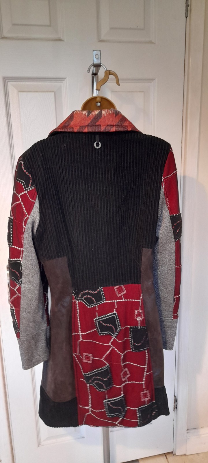 Save The Queen Mesh Patchwork Trench Boho Vintage… - image 3