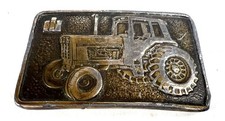 Vtg International Harvester Tractor Belt Buckle By Spec-Cast Rockford Ill Brass