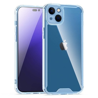 Reiko High Quality 2X Clean PC & TPU Bumper Case in Clear for Apple iPhone 15