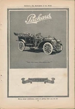 Magazine Ad - 1908 - Packard Motor Car Co., Detroit,, MI - Model 30 -convertible