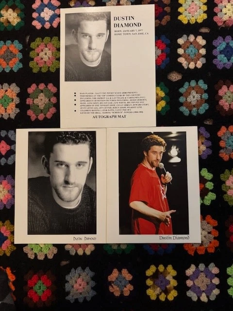 Dustin Diamond (Screech from Saved By The Bell) promo Photos + VHS of live set - Image 3 of 4