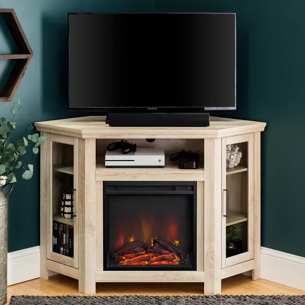 With Electric Fireplace (max T