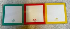 Coach Notepads. Set Of 3.  Non-sticky