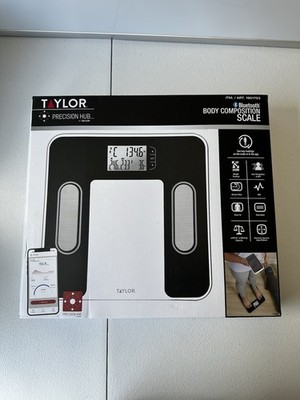 Taylor Smart Body Composition Scale Bluetooth BMI Weight Precision Glass