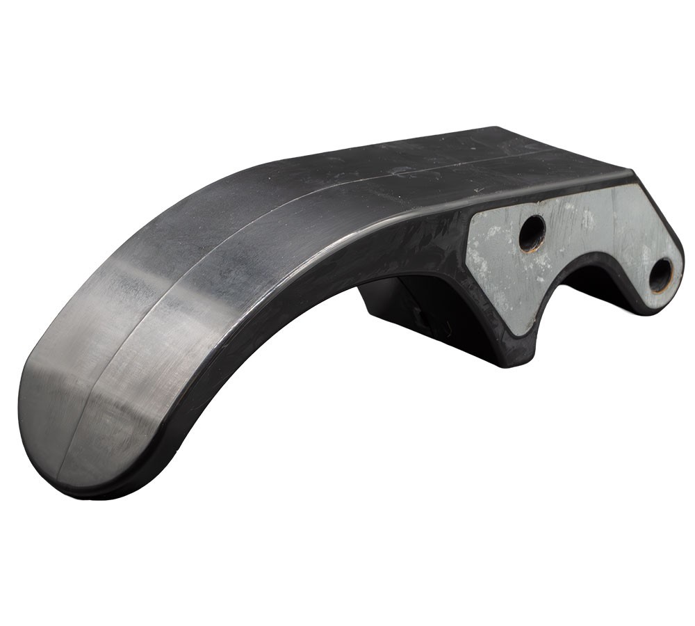 Quick Release 3" Flexible Rubber Upright Tarp Stop - Stopper Pre-drilled Holes