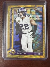 2025 Topps Chrome #204 Harrison Smith Gold Wave Refractor /50 - Vikings