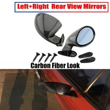 Universal Car Wing Mirror Pair Left + Right Side View Mirrors Replacement