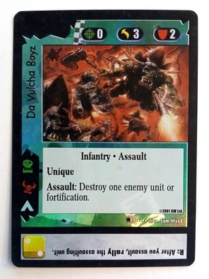 Da Vulcha Boyz Foil Warhammer 40K CCG Battle for Pandora Prime PP