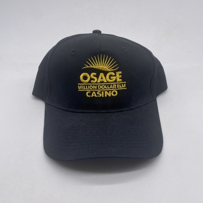 Vintage Osage Million Dollar Elm Casino Black Cap Hat