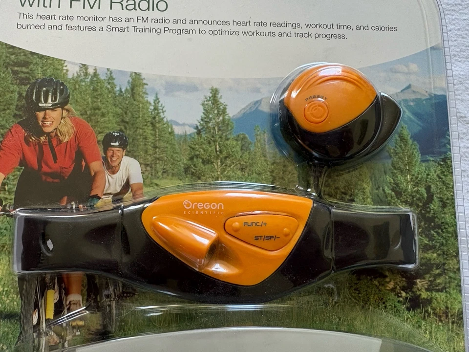 Nuevo monitor de ritmo cardíaco parlante Oregon Scientific con radio Fm AH310E exterior Foto 4 de 4