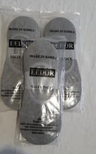 Grey no show trainer socks (9 Pairs)
