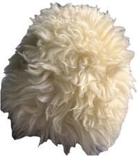 Homestead Sheepskin Products White Fur Hat M Lined from Christchurch New Zealand