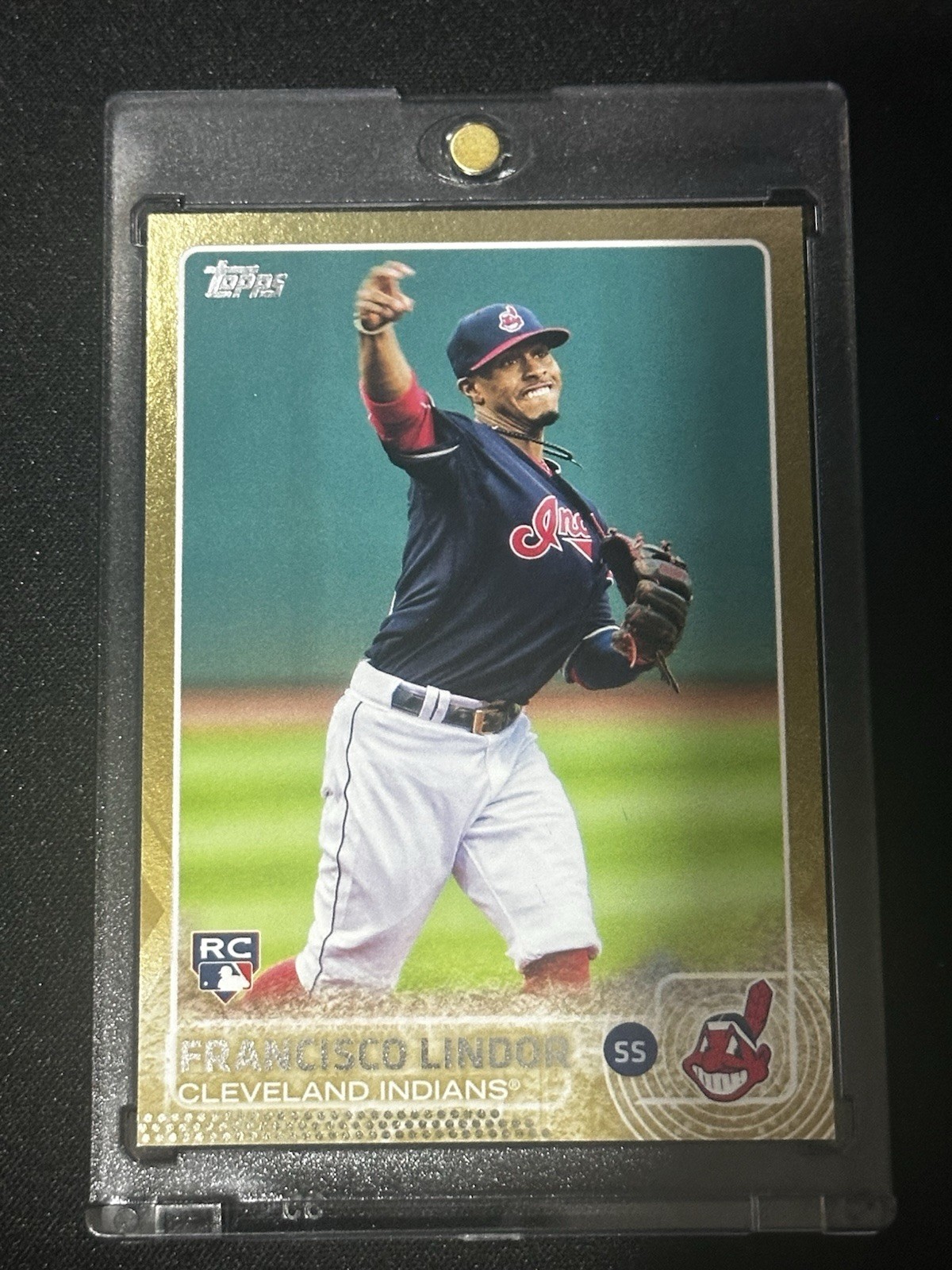 2015 Topps Update Series - Francisco Lindor #US82 Gold /2015 (RC)