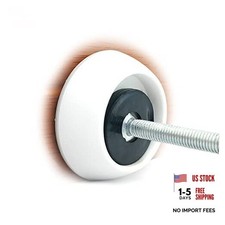 Baby Gate Wall Protector - Protect Walls from Pressure Mounted Pet Dog - White