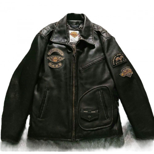 90s Harley-Davidson A-2 real leather Jkt