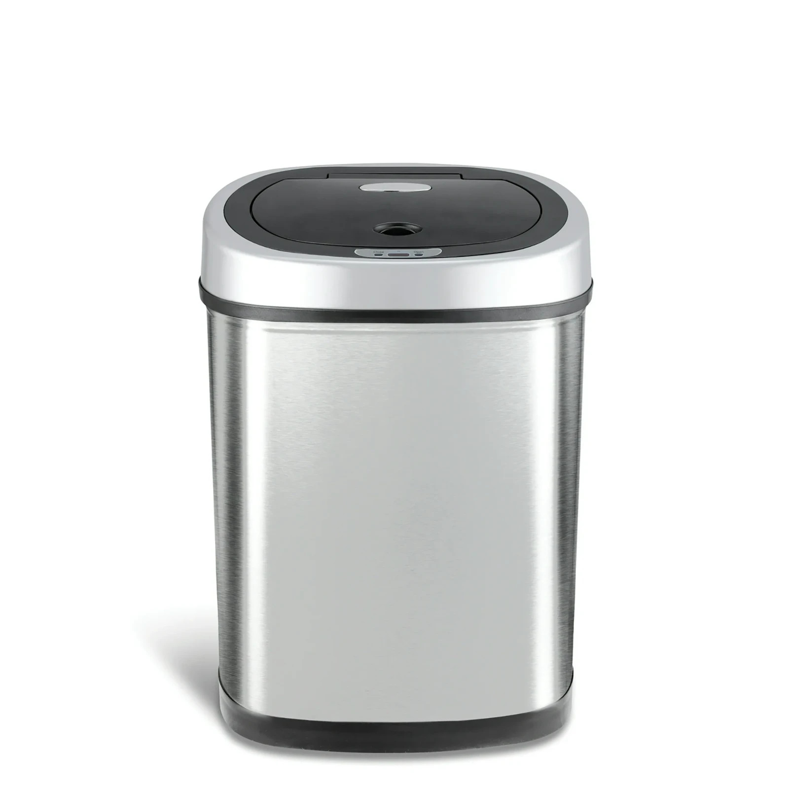 Nine Stars Automatic Kitchen Trash Can, 13 Gallon Stainless Steel