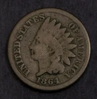 1864 Copper Nickel Indian Cent Good............................Lot 5910