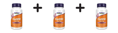 3 x Now Foods CoQ10 200mg (60 vcaps) (488,22 EUR/kg)