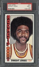 1976 Topps Dwight Jones #33 PSA 7.5 NM+ Houston Rockets 