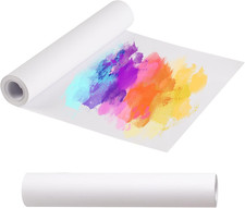2 Rolls Drawing Paper Roll for Kids, 30 Cm X 15 M White Arts Easel Paper Roll of