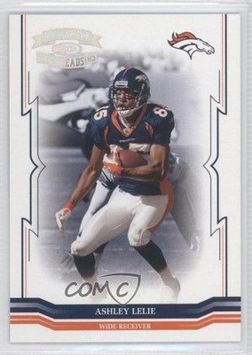 2005 Donruss Throwback Threads Silver Holofoil 40/150 Ashley Lelie #43 0c4