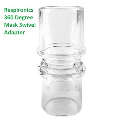 Replacement Part 360 Degree Mask Swivel Adapter CPAP Mask, BiPAP Mask, #7041
