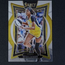 2025 Panini Select WNBA - Concourse Rickea Jackson #58 White Prizm /99
