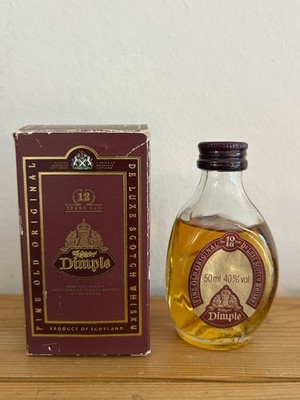 Whisky-Miniatur: Dimple- Highland blended Whisky-12Y  -40% -  5cl - neu
