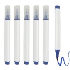 6 Pcs Art Watercolor Brush Pen, Dark Blue
