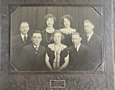 Minneapolis Minnesota HALMRAST BROTHERS PHOTOGRAPHY STUDIO 1920's Portrait 4F