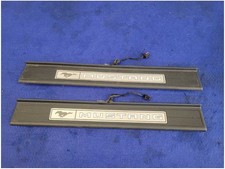 2015-2023 Ford Mustang Gt S550 Pair Door Sill Plates Lighted Scuff 2826
