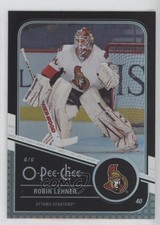 2011-12 O-Pee-Chee Rainbow Foil Black Border 58/100 Robin Lehner #408 z7j