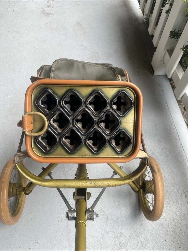 Bolsa de golf Dunlop 37 vintage y tirador buggy. Muy raro Foto 3 de 4