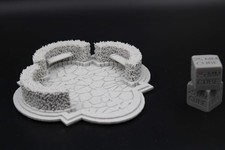 Tabletop Terrain Fantasy Town Center Square Plaza Hedge Dnd RPG wargame skirmish