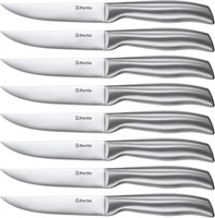 Steakmesser Set 8-Teilig Edelstahl Extra Scharf 23,1Cm Professionelle Klinge